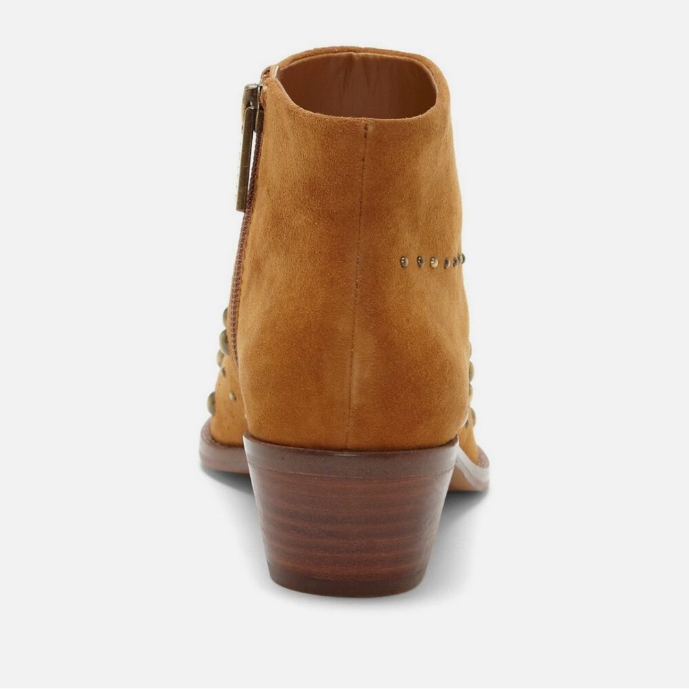 NWOB 1. State Sobel Embellished Suede Ankle Bootie - Picture 3 of 3